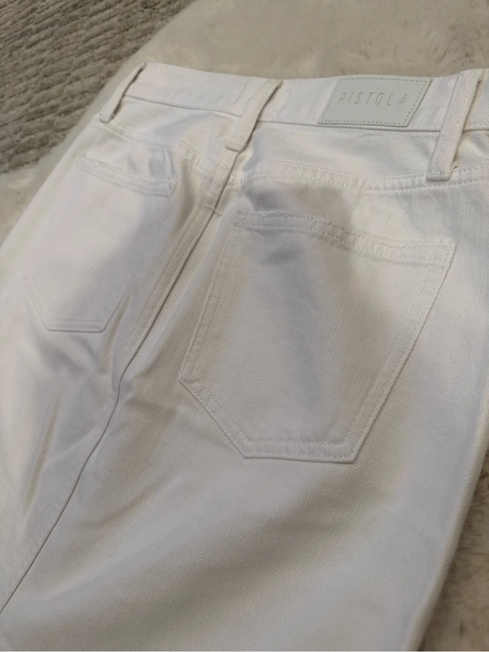 pistola White Midi Skirt with Front Slit - Picture 6 of 9